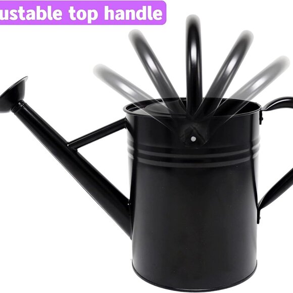 Beautiful Metal Watering Can for Outdoor & Indoor Plants 1 Gallon New! - Picture 2 of 4